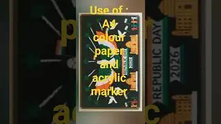 🇮🇳 20 creative Republicday board decoration ideas / Republic day poster #shorts #shortsfeed #viral