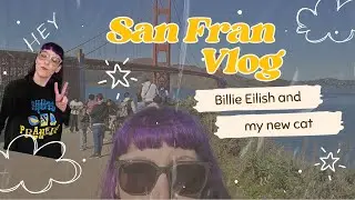 #GRWM San Fran Vlog to see Billie Eilish (night 1) and meet my new cat!