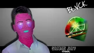Арт в стиле GRIME. GRIME ART за 15 МИНУТ!
