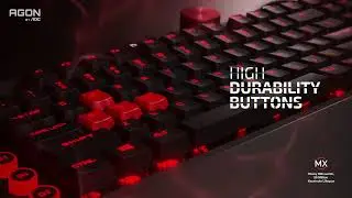 AGON AGK700: Pro gamer RGB keyboard with Cherry MX Red Switches