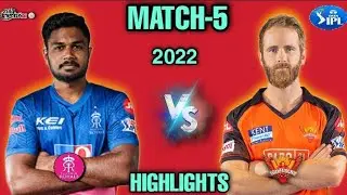 🔴SRH vs RR tata IPL 2022 5th match full highlights🔥Rc20