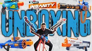 UNBOXING XSHOT MOTORIZED RAGE FIRE INSANITY |  | #vlog20  |FAMILIE LAPOP