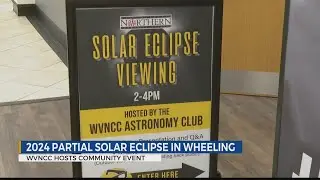 West Virginia Northern Community Colleges Astronomy club hosted an eclipse event for the whole commu