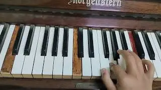 Tutorial Cara Belajar Main Piano Cover Lagu - ( Nurcinta - Abang @AmirMasdi- Ost - Andai Tiada Dia )