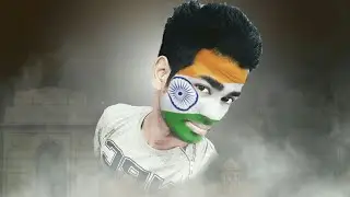 Flag Paint On Face Manipulation | PicsArt Editing Tutorials | Independence Day