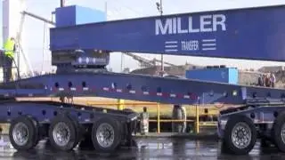 Miller Transfer Barge move