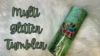 Multi Glitter Tumbler