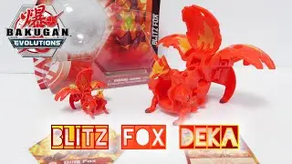 Одинарная упаковка PYRUS BLITZ FOX DEKA | Бакуган Эволюция | БАКУГАН РАСПАКОВКА