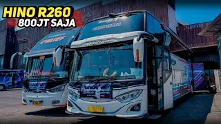 DIJUAL BUS HINO R260 SPEK PARIWISATA HANYA 800JT‼️