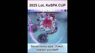 Doran Confronts Faker Live as T1 Go Full Trolling Mode | KeSPA Cup 2025