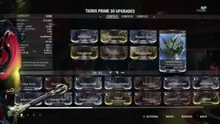 Warframe: Tigris prime build