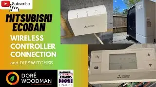 Mitsubishi Ecodan Wireless Controller Connection and Dipswitches