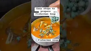 Fisherman soup easy steps #fisherman #fish #food #foodie #nigerianfood #seafoodokro #fishdishes
