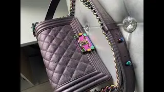What fits in the Chanel SMALL Boy Bag