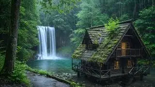 Relaxing Heavy Rain Forest Ambience | Natural Sounds for Calm Sleep, Focus, and Inner Peace