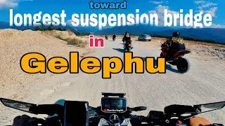 longest suspension bridge in gelephu  #narikvlog92 #motovlog #gmc #beautifulbhutan #heroextreme250r 