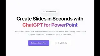 Twistly | Ваш аналог ChatGPT для PowerPoint | Полный обзор PowerPoint