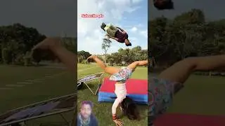 Flip kaisi lagi #action #acrobatics #sideflip #flip #couplegoals #gymnast #viralshorts #stunt #acro