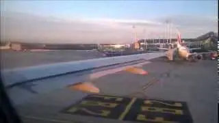 AIR FRANCE | ECO CLASS STUNNING BEAUTIFUL SUNSET A319 PARIS-MONTPELLIER