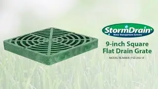 StormDrain FSD-090-SF 9-Inch Square Drain Grate