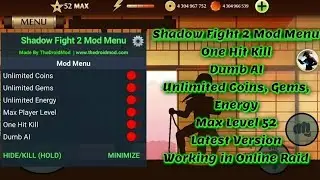 shadow fight 2 mod|sf 2 mod|level 52 max|unlimited money 2025|Technical gamer😈#shadowfight2 #sf2mod