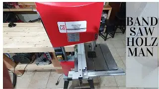 Bandsaw Holzman HBS 245 HQ unboxing testing  /Πριονοκορδέλα ξύλου