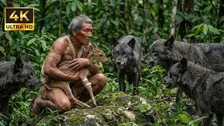 Amazon Tribe Rescue: Huaorani Save an Injured Deer From Wolves | Realistic AI Wildlife Documentary