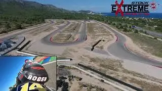 Video STOCK EXTREME TRACK on board+zenital KAWASAKI ZX-10 HOT LAP Calafat 2020 laptime:1'30