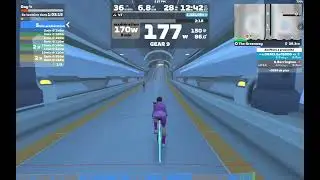 ZWIFT #13 FTP BUILDER WK 8 - DAY 4 ON THE GREENWAY NEW-YORK