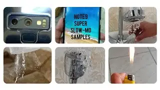 NOTE 9 Super SLOW  MOTIO samples | 960 fps videos