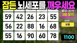 잠든 뇌세포를 깨우세요 - 같은숫자찾기, 치매예방퀴즈, 치매예방활동, 숫자퀴즈, 숫자찾기, 단어퀴즈, 치매테스트