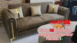 Turkey 🇹🇷 sofa chesterfield Design manufacturing in Pakistan🇵🇰 Karachi City : High Quality low price