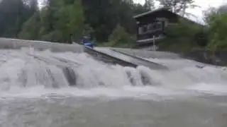 Sam Shooting the Weir