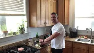 Quick and simple Kalamata olive hummus recipe for a high protein easy appetizer