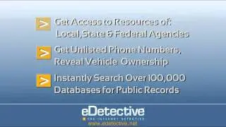 Detective - Internet Detective Software - Background Check - People Search