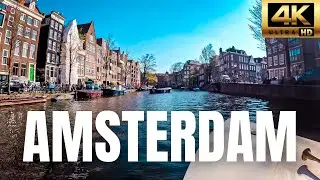 Amsterdam in 4K | Amstel River Boat Ride &ndash; Part 10