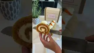 When you have carrot cake roulade on the mind ☺️🥕✨ #easterdessert #springdessert #elevateyourbake