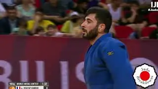 Judo Mens - Maxime Gael Ngayap Hambou vs. Giorgi Papunashvili - Grand Slam Tbilisi 2022 - original