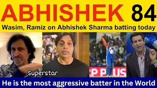 Pak Media Crying on ABHISHEK Sharma batting today vs NZ | Ramiz Speaks, Shoaib Akhtar on Ind vs NZ
