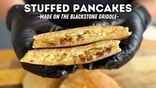 Stuffed Pancakes &ndash; The Perfect Camping Breakfast on the Blackstone Griddle!