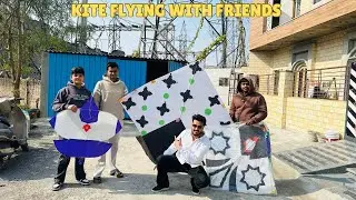 Flying Big Kite On Sunday 😱 Kite Fight 🔥 Kite Vlog