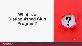 Distinguished Club Program (DCP) | Adiba METTOUR