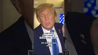 Trump says he wants &lsquo;an end&rsquo; to the Iran-Israel conflict