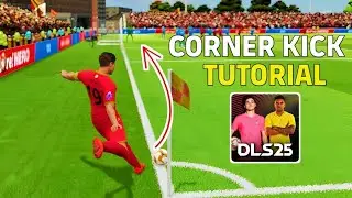 DLS 25 Direct Corner Kick Goal | How to Score Direct Corner Kick Dream League Soccer 2025 | DLS 25 |