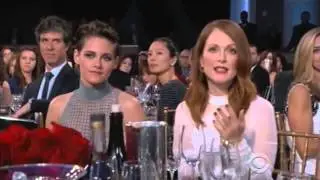 Kristen Stewart and Julianne Moore Inside the HFA 2014
