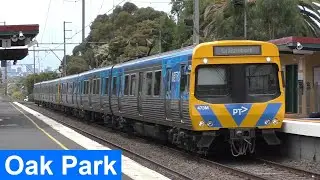 Trains at Oak Park - Melbourne Transport