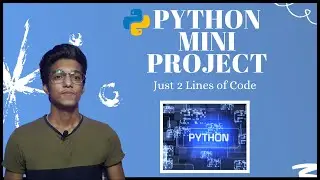 Python Mini Project | 2 lines of Code - Shutdown Program in Python | Project for beginners in hindi