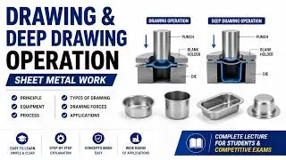 Drawing & Deep Drawing Operation | Sheet Metal Forming Explained