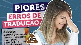 PIORES ERROS DE TRADUÇÃO em restaurantes brasileiros | English in Brazil