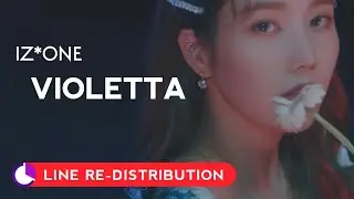 How should IZ*ONE sing VIOLETA  ( Line Re-Distribution )